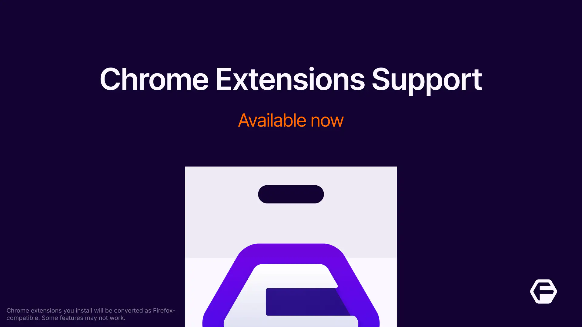 Chrome extensions support